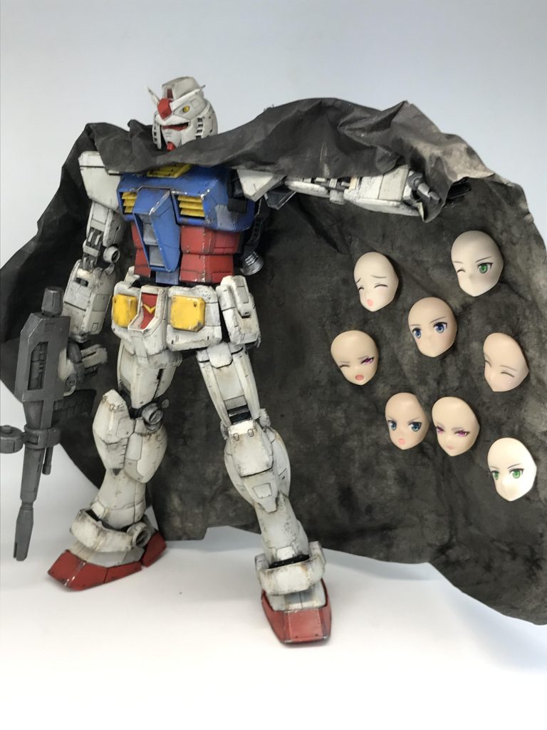 MGガンダムver.3.0でも記念撮影!あれ…ネタで作製したのに案外イケてる?←全くイケてないガンプラは自由だ!こういう意味じゃないような…