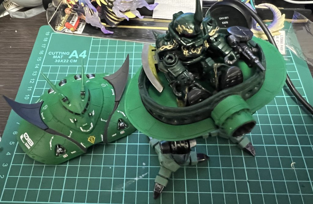 モビルスーツアンサンブル　ドズル専用ザクⅡ–3枚目/制作者：ガシャポン魂