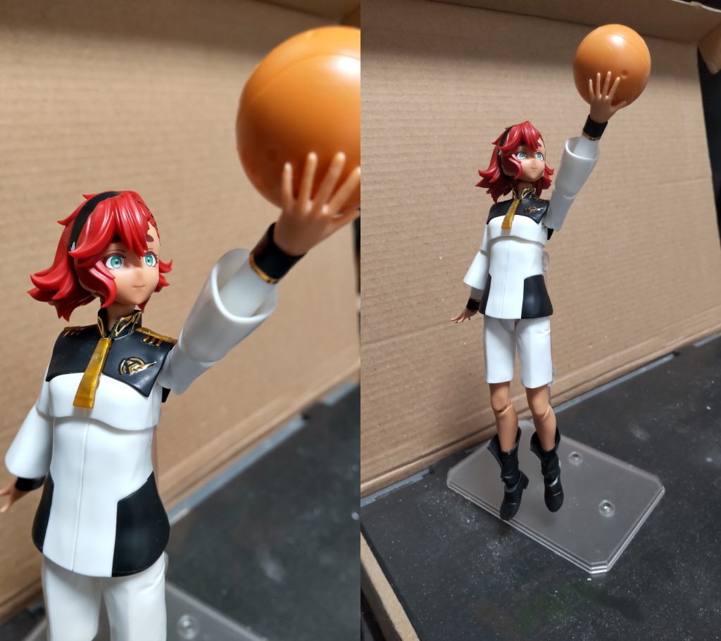 塗装しなくてもこのクオリティ思わずハロでサーブを決めてしまいました