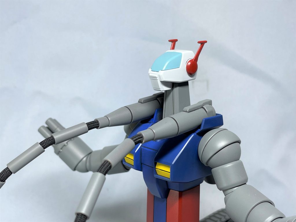 顎はプラバンで増設しました。