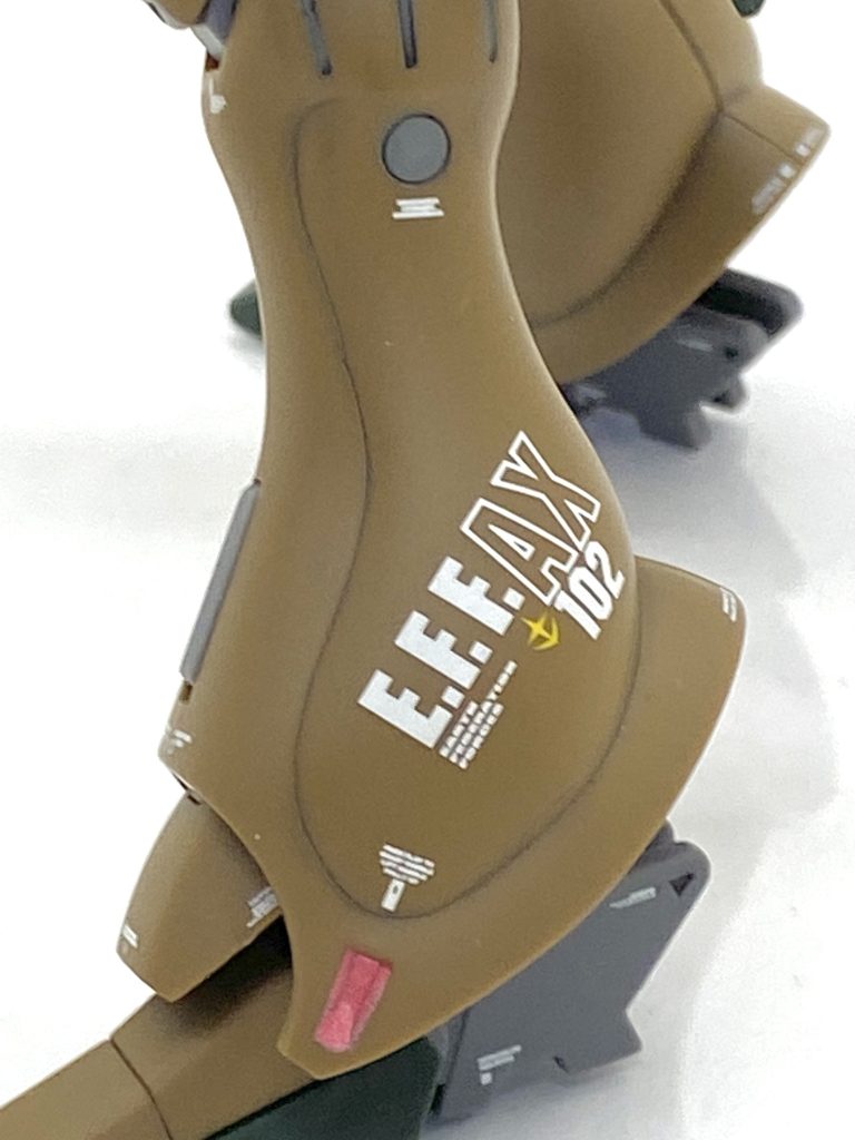 アポロ作戦時にガブスレイはアレキサンドリア所属でしたから設定通りにAXのデカールを貼っています。