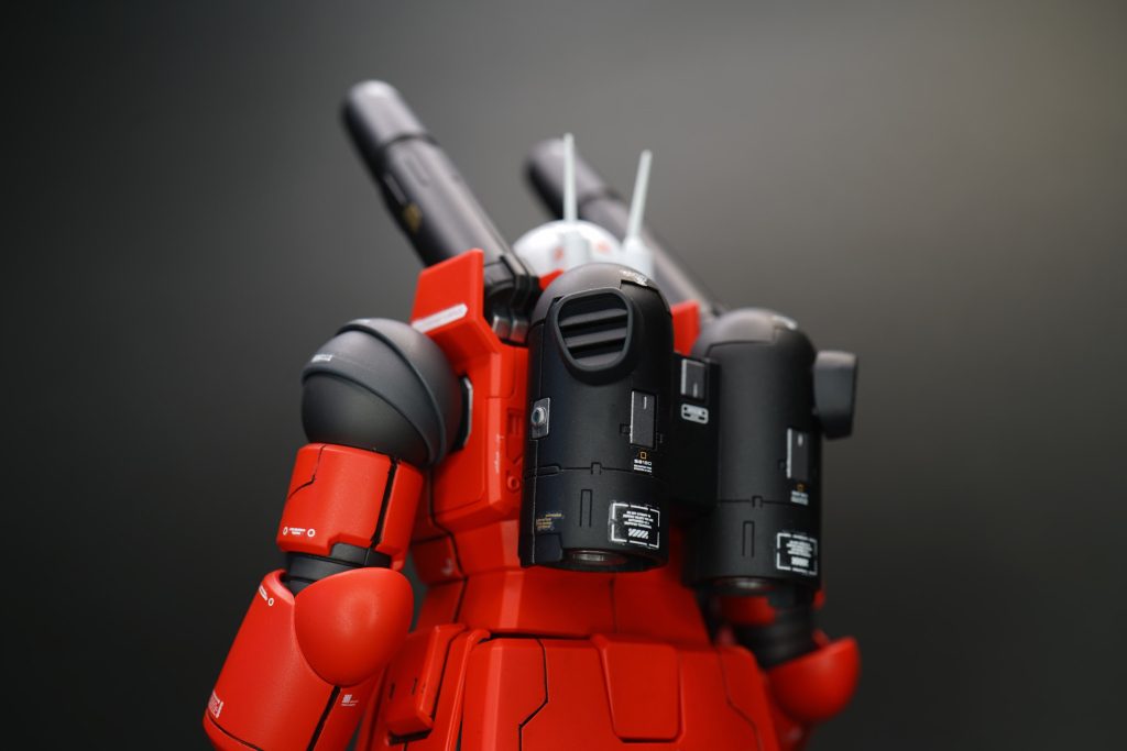 キャノン部はブラック塗装にしました。