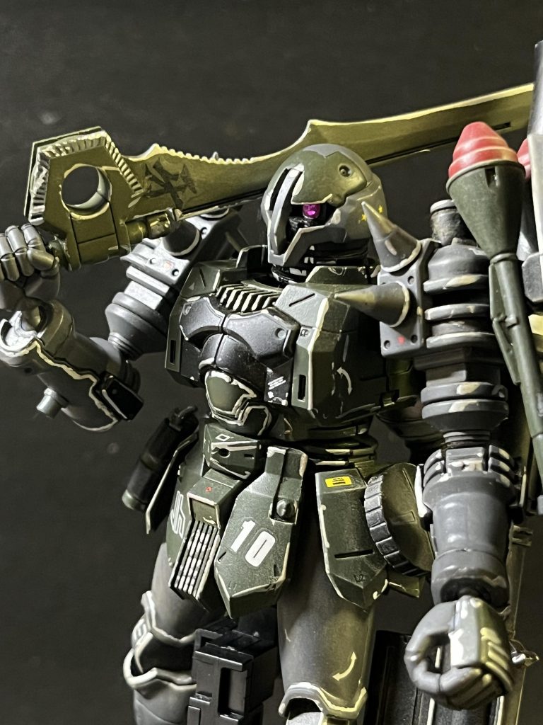 今回漢字デカールは武器に貼りました