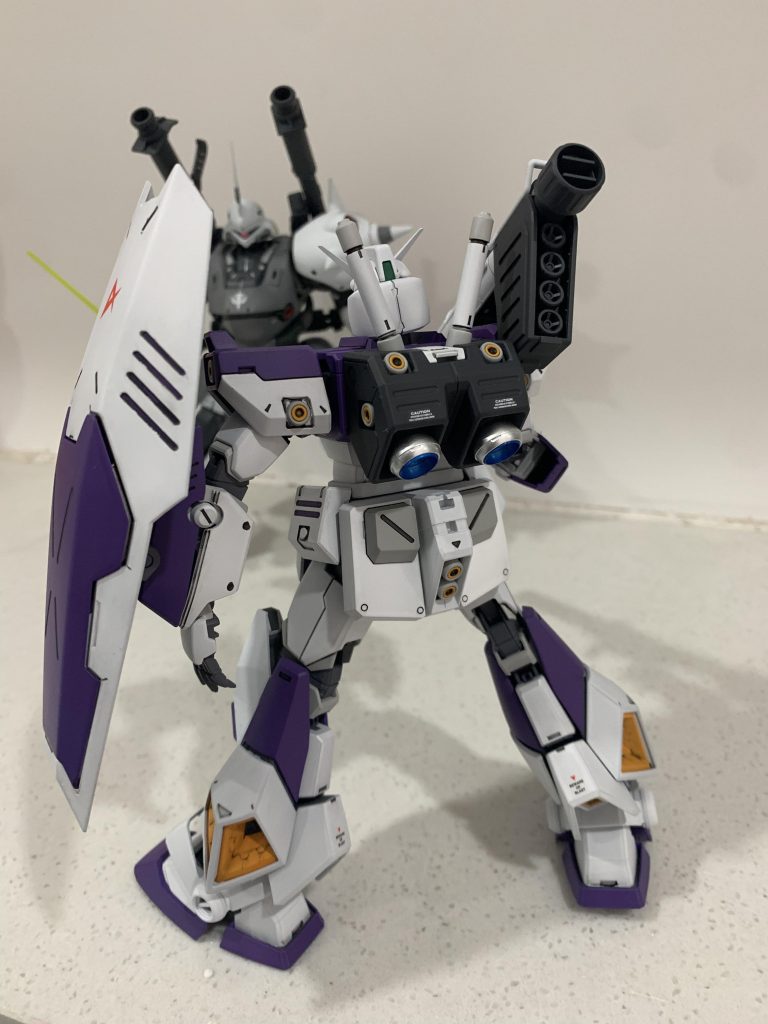 バックショット。vsマツナガ専用ケンプファーの構図で。ご観覧ありがとうございました。