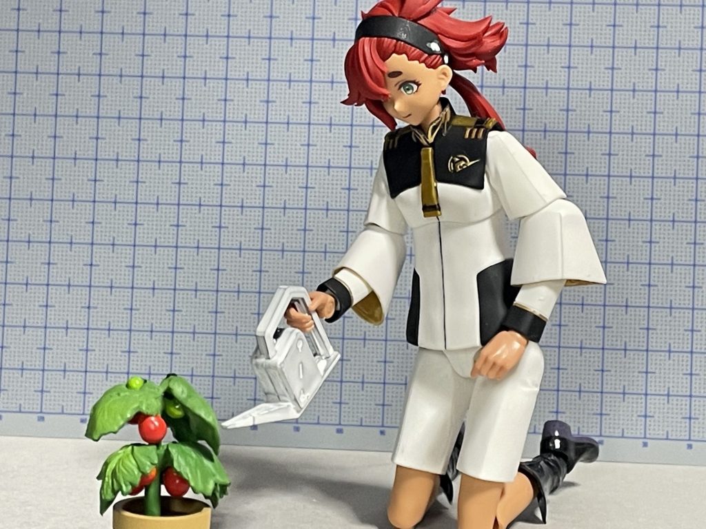 自分も手を出してみたスレッタ