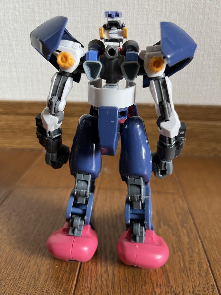 背中からはこんな感じ！