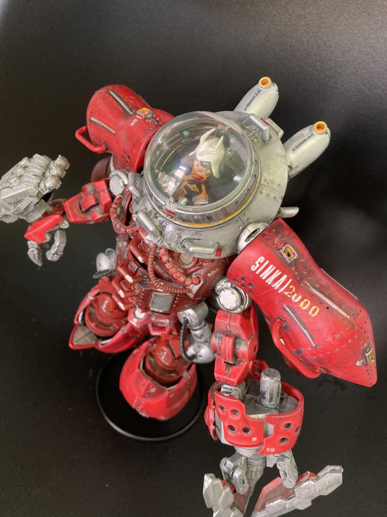 海洋科学技術センターの有人潜水調査船「しんかい2000」のイメージで、