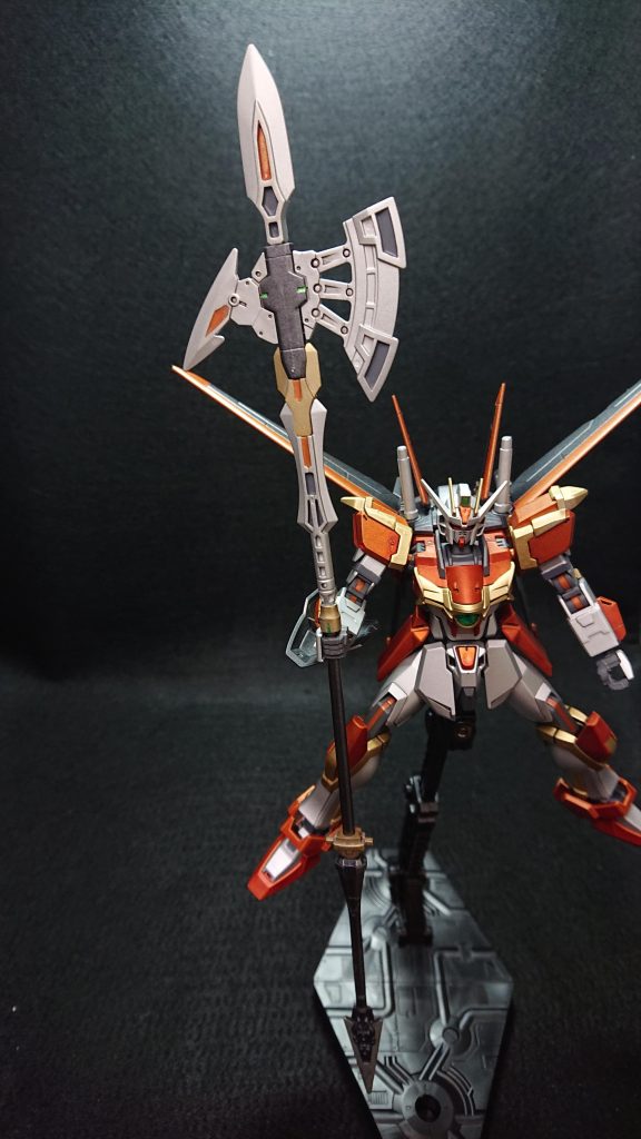 ハルバートは30MMのパーツを組み合わせて、なるべく長くなるように作りました