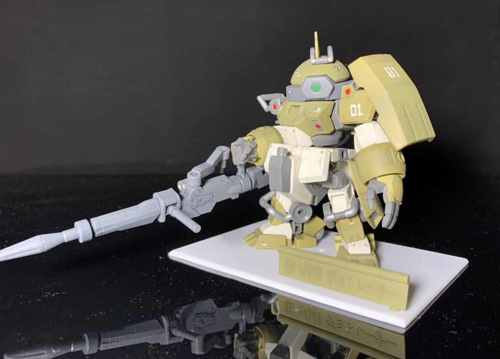 同時制作していたノーマルのデミトレーナーでの経験則があるため制作自体はスムーズでした。デミトレーナーはシンプルかつ改修にもむいた良いキットだと思います。