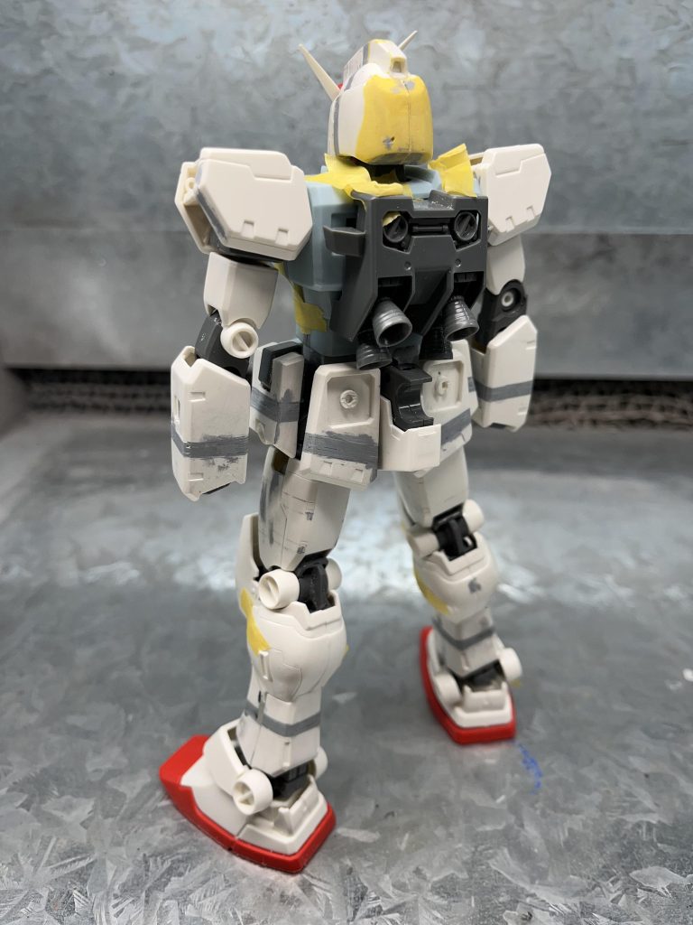 プラ板で各部3〜3.5ミリ延長。