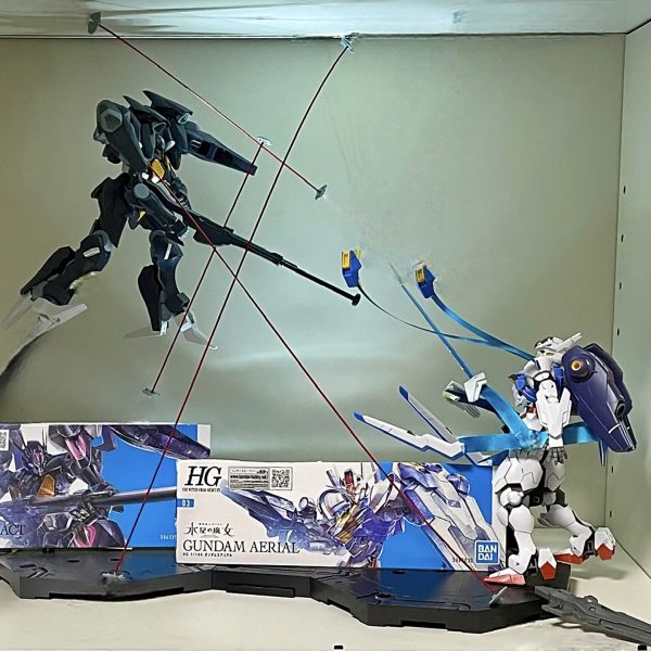 ファラクトvsエアリアル(素組み&写真加工済み)