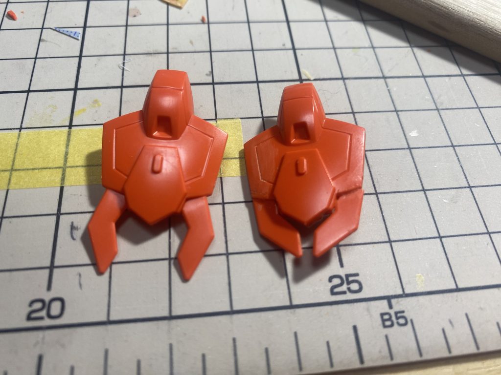 元々開いていた状態をカットして閉じている状態へ