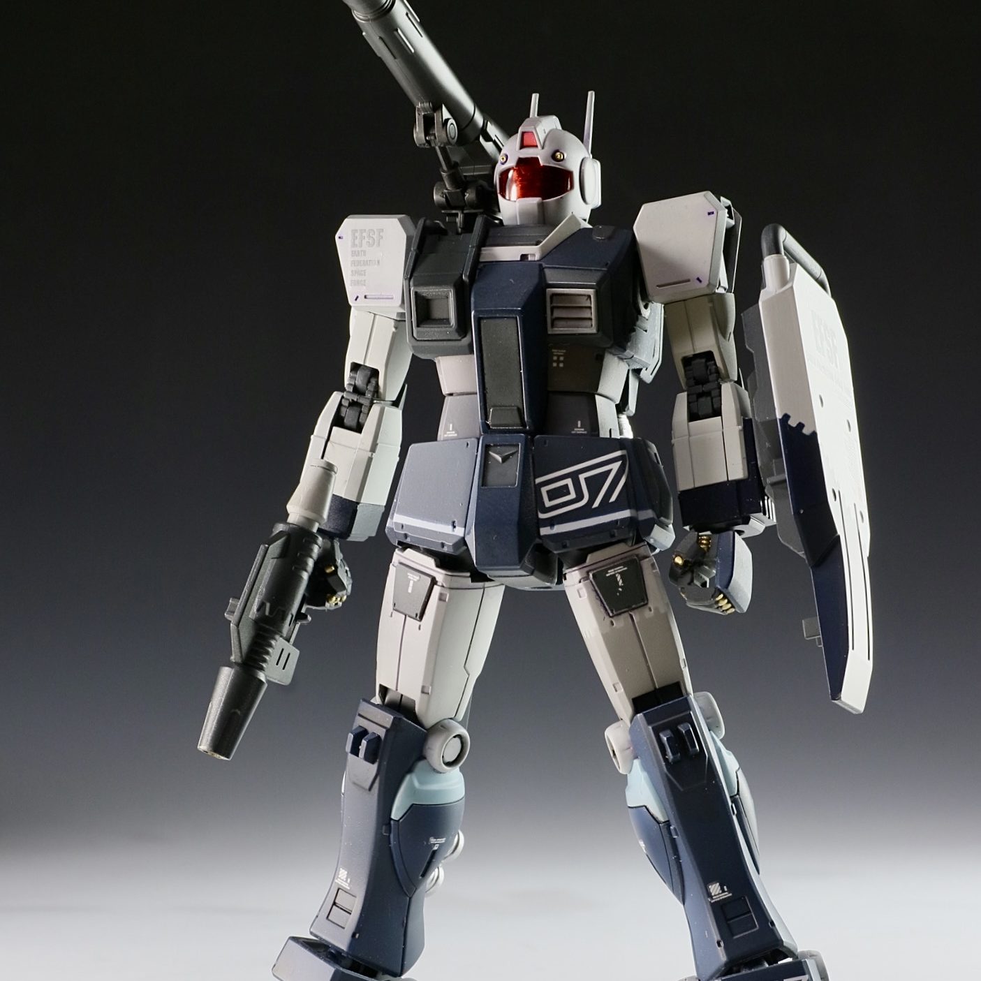 HG ジムキャノン空間突撃仕様 全塗装改修完成品 ガンプラ 1/144