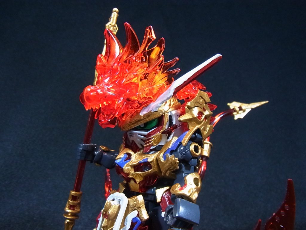 シリーズ全機筆塗り全塗装 1機目★SDW 悟空インパルスガンダム–3枚目/制作者：@gothloli_lyra