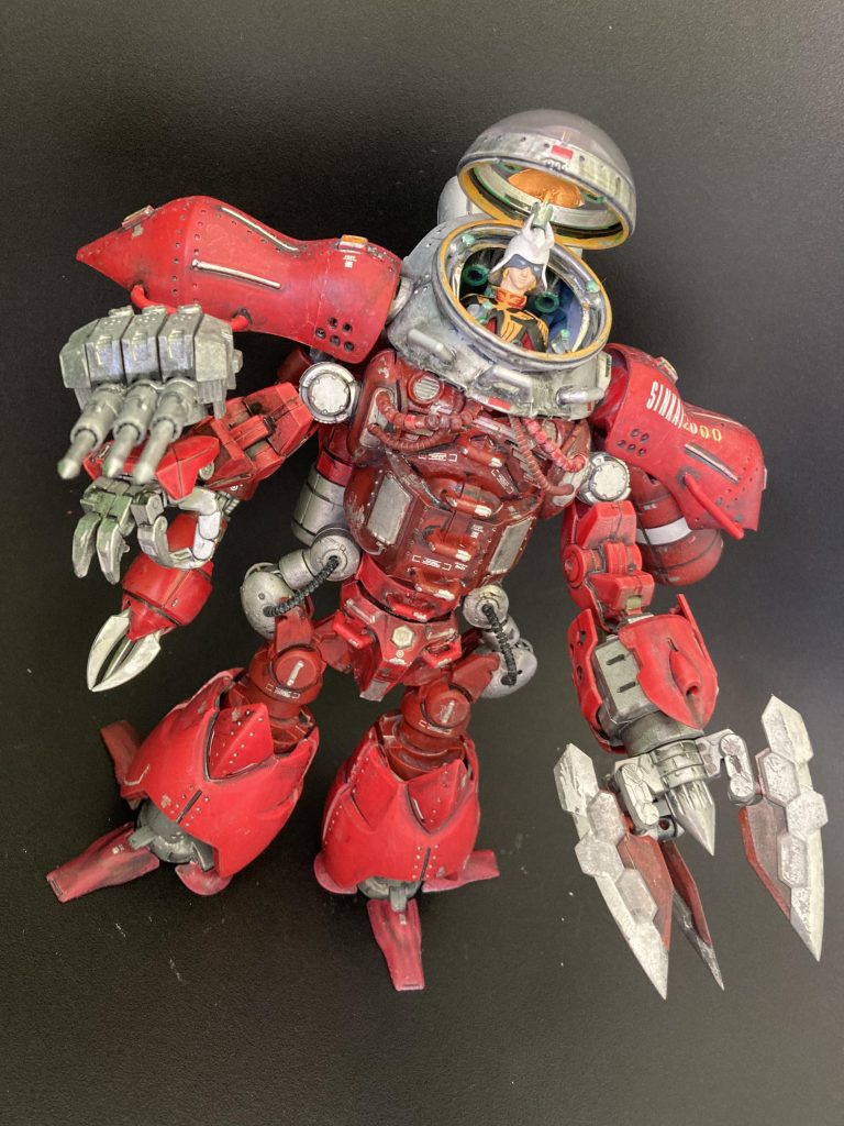 つい昭和アニメに出てきそうな潜水ロボットを作りたくて妄想製作してしまいましたw