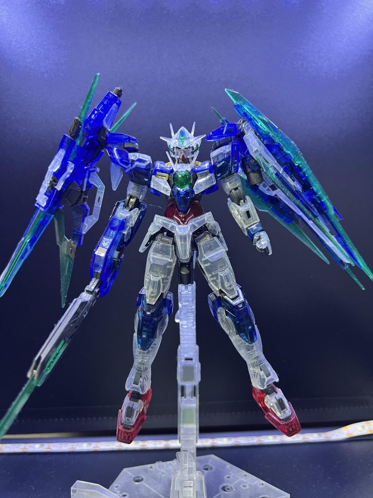 RG ダブルオークアンタフルセイバー　クリアカラー–2枚目/制作者：Koki Sonoda