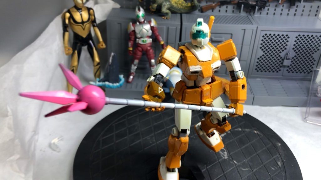 EGガンダムのビームジャベリン!