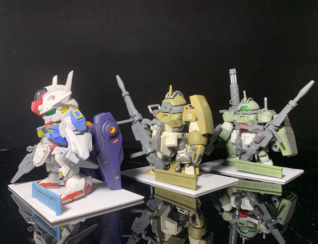 同時制作したエアリアル、チュチュトレーナーと比較。最後までご閲覧頂き、ありがとうございます。