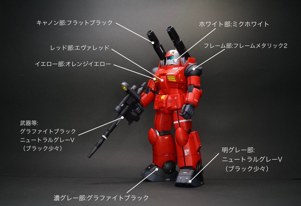 今回のカラーレシピです。