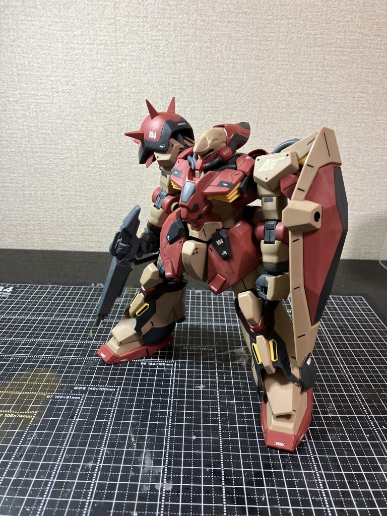 デカール貼り後