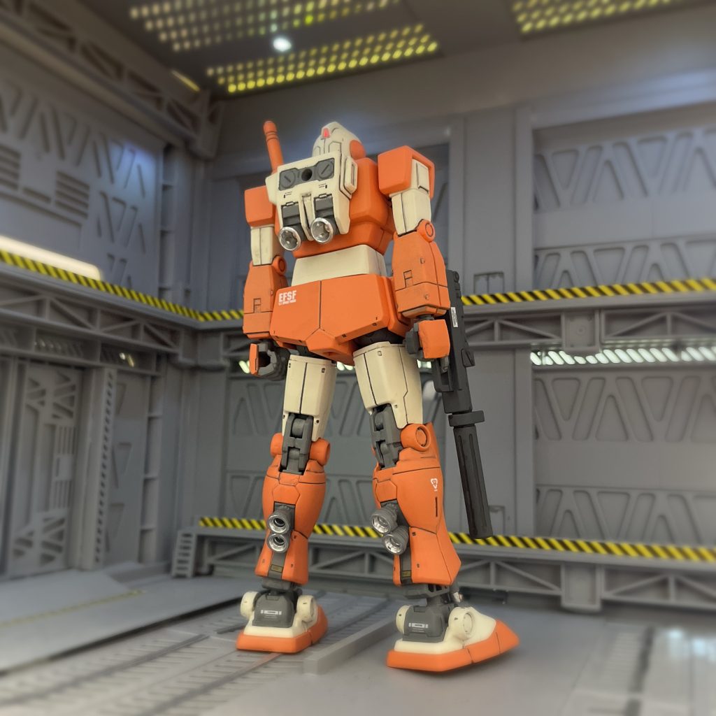 バックショットEGガンダムのバックパックを使用しましたがバーニアがイマイチだったのでコトブキヤのバーニアに交換してあります。