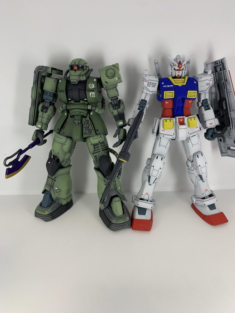 オリジンガンダムと。