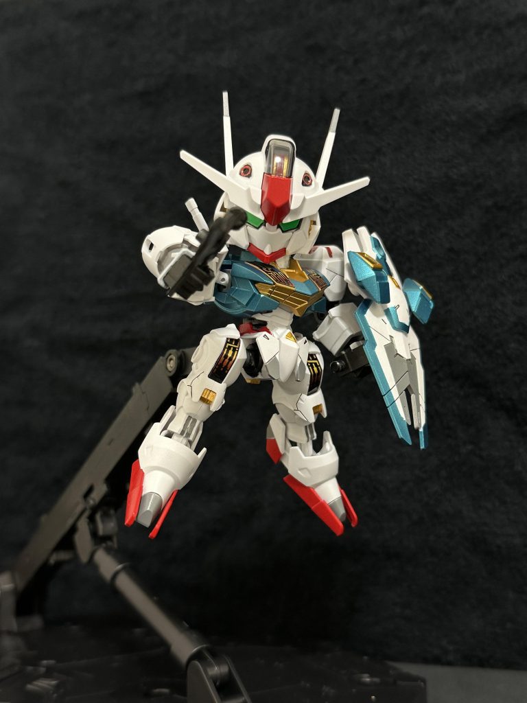 やはり塗装は楽しいですね。 SDはディテール追加などはほとんどやってないですが、まだまだやりたい事がたくさんありますので挑戦していたいと思います。ご覧いただきありがとうございました。