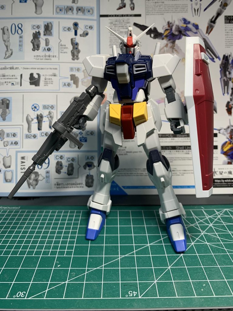 塗装前です。なんとなく初代感を出したかったので下半身の股間と尻部分だけアメイジングレッドウォーリアのを使用しました(意味深な言い方ｗ)