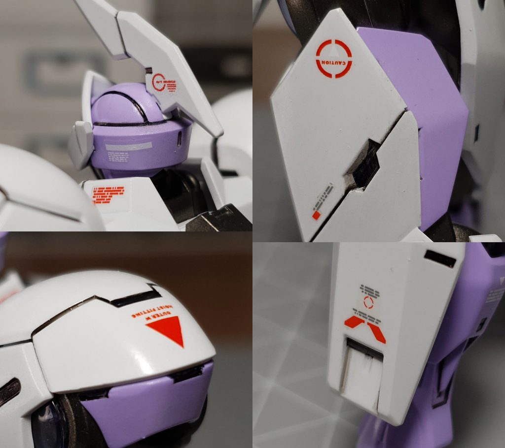 デカールはMGニューガンダムを活用