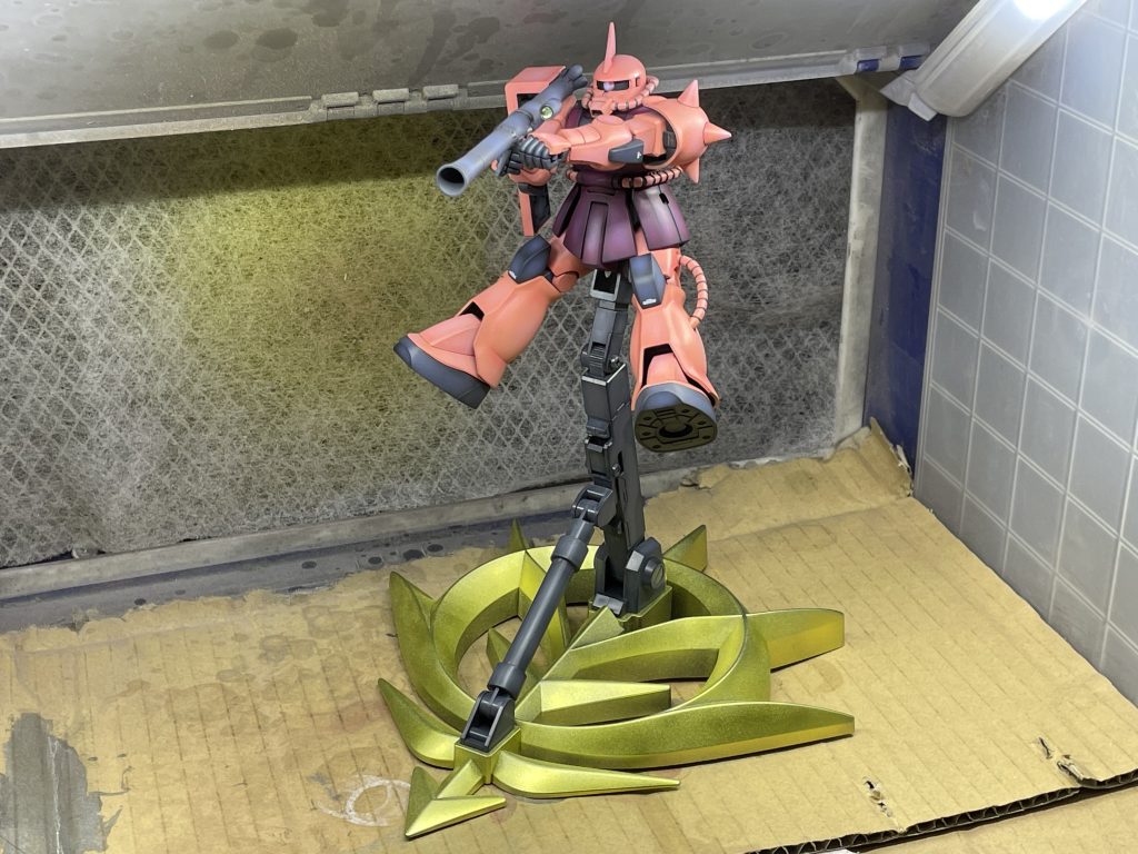 ガンダムベースで買ったアクションベースと一緒に