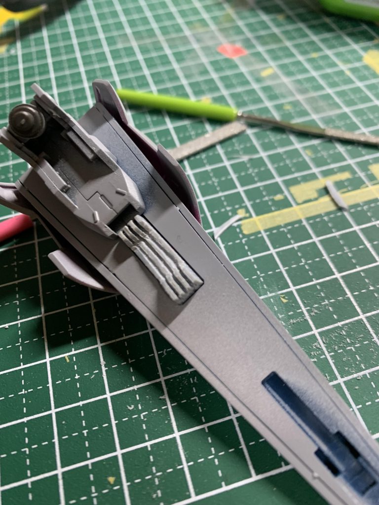 プラ板でディテールアップもやりました！