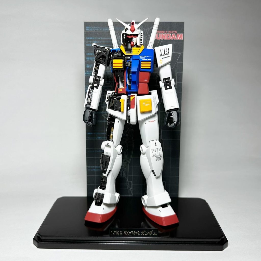 1/100 メカニックモデル風 MGガンダムVer.2.0–3枚目/制作者：ますす
