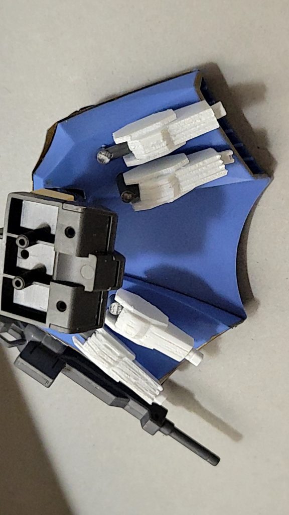 バックパックの裏側にマウント