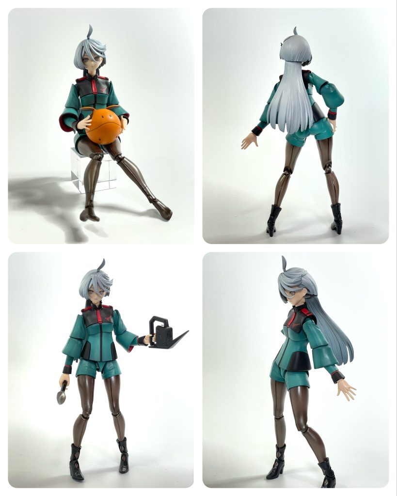 ストッキングの塗装には雲母堂本舗のCCパール PCブラックを使いました。