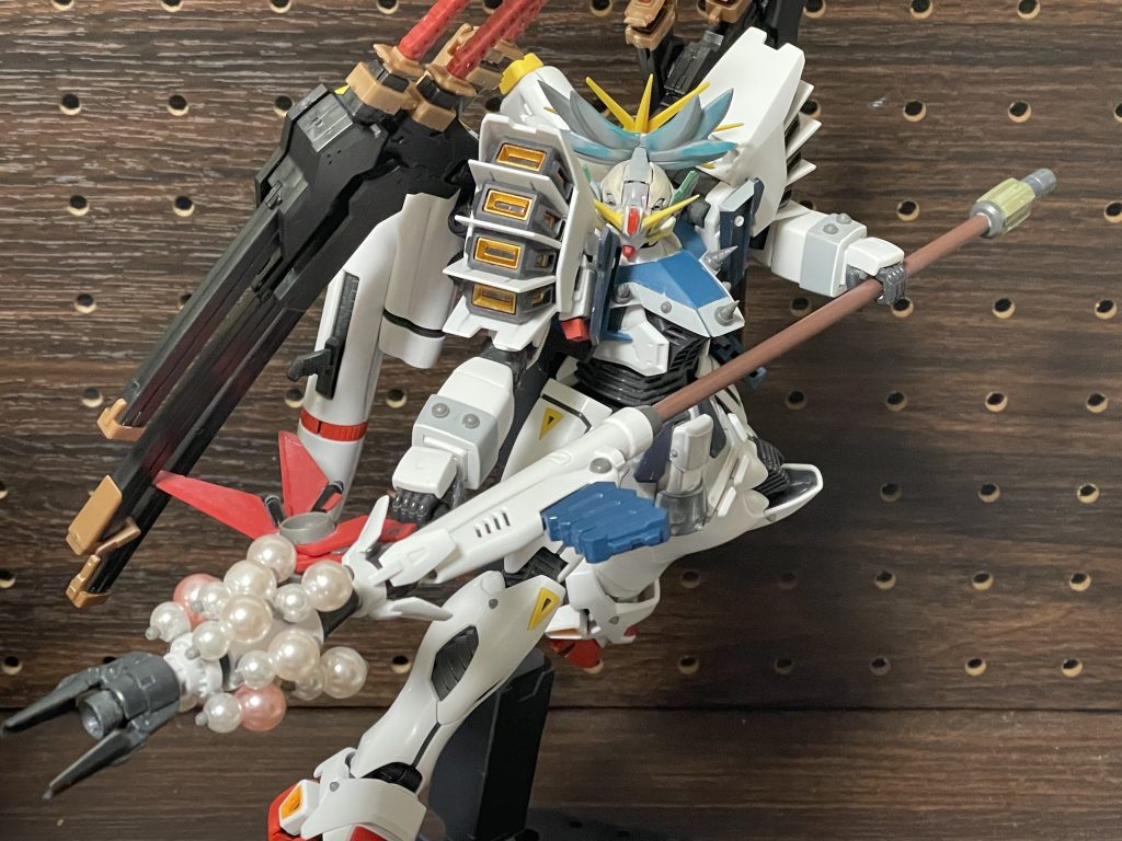 瓢箪ランチャーは、手芸用ビーズから。