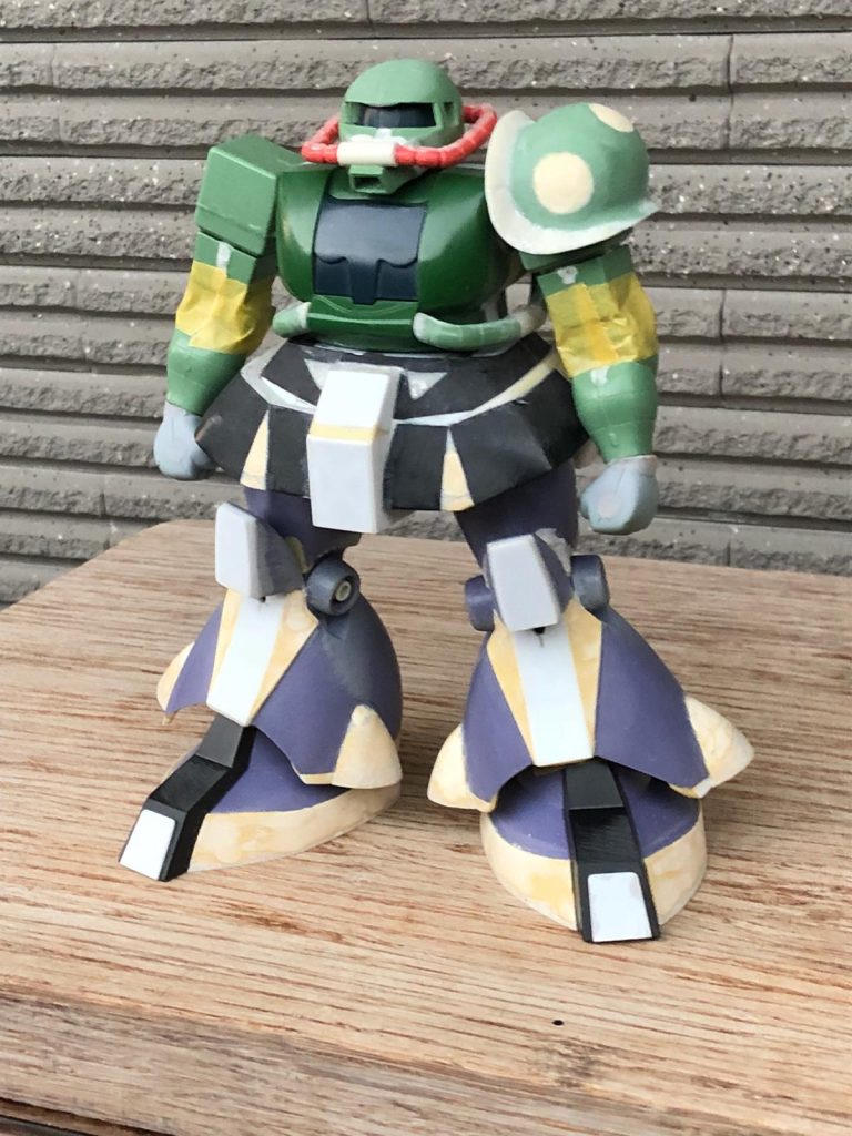 White part is plastic plate, Beige part is Epoxy