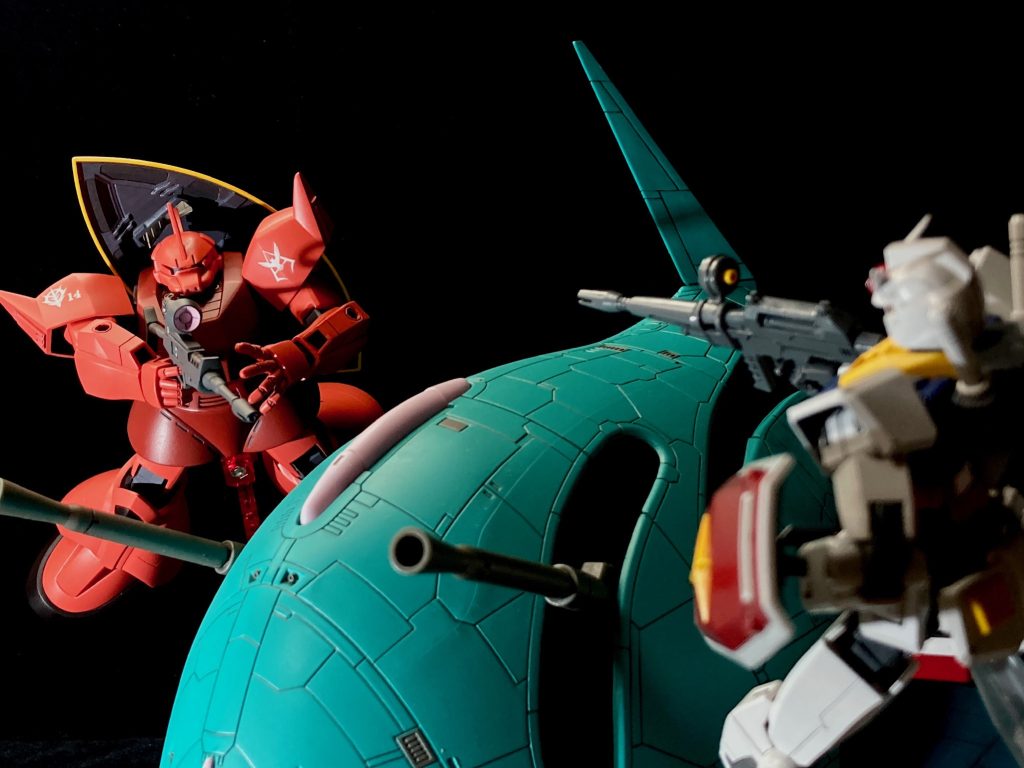 先程のガンダムも交えてめぐりあい宇宙。