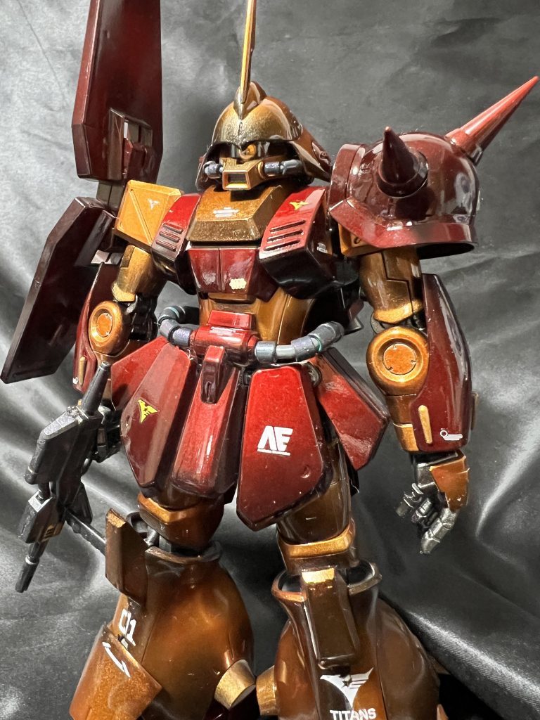 1液ウレタンクリアで光沢を出しました😄