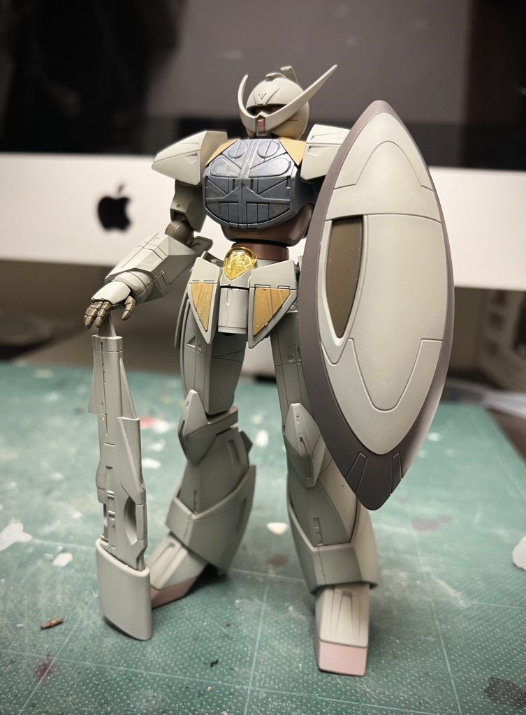 塗装後組んだところです。