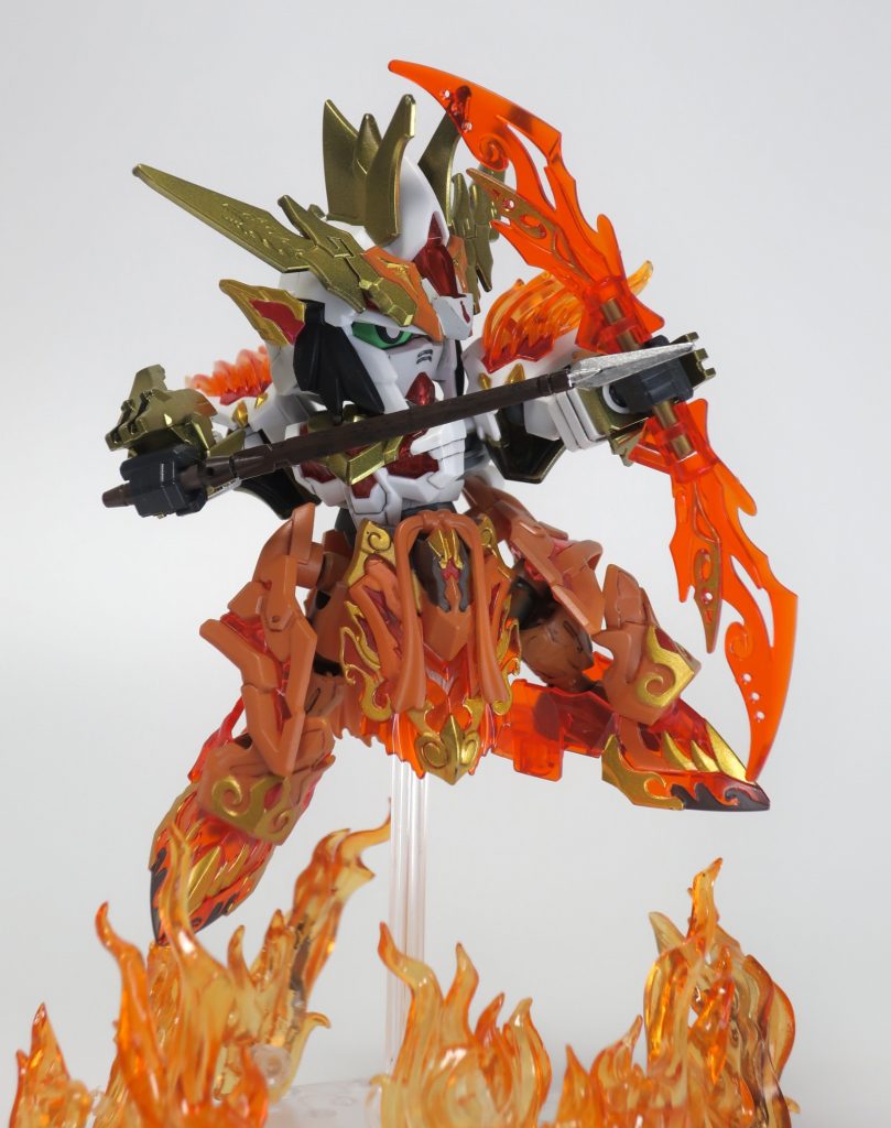 炎のラーマユニコーン。劉備ユニコーンをベースにして他の創傑伝キットを組み合わせ、好みの形にしてます