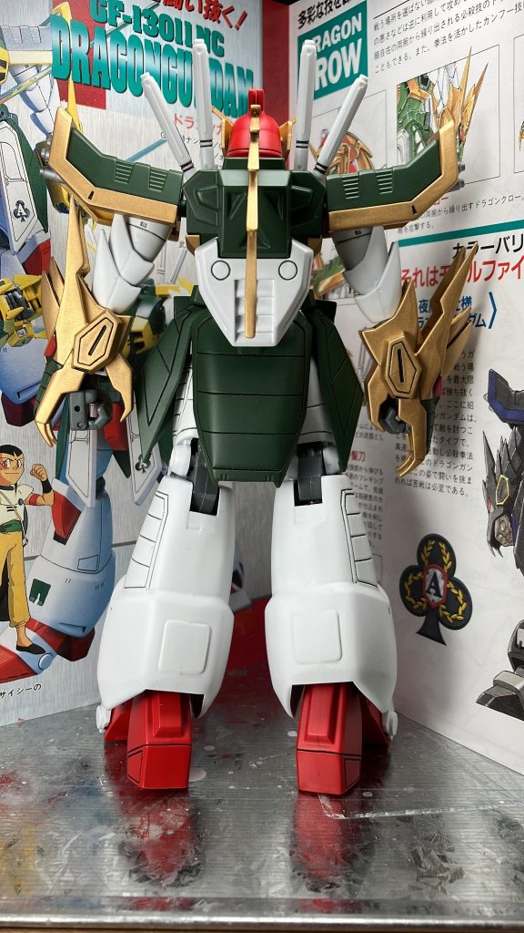 旧キット1/100 ドラゴンガンダム–4枚目/制作者：ぐだ介