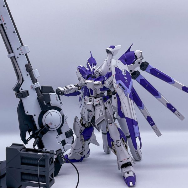 RG Hi-νガンダム+ハイパーメガバズーカランチャー｜@_kayu_さんのガンプラ作品｜GUNSTA（ガンスタ）