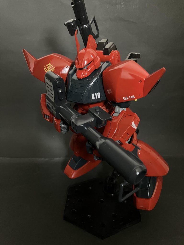 なんとかver1.0でもロケット・ランチャーを両手持ち出来ましたが、これが限界でした