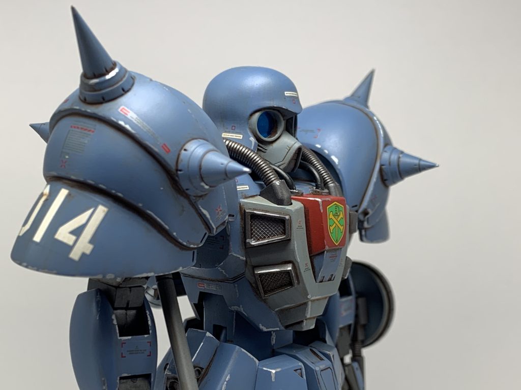 塗装はウェザリングと銀のハゲチョロを施して完成です。