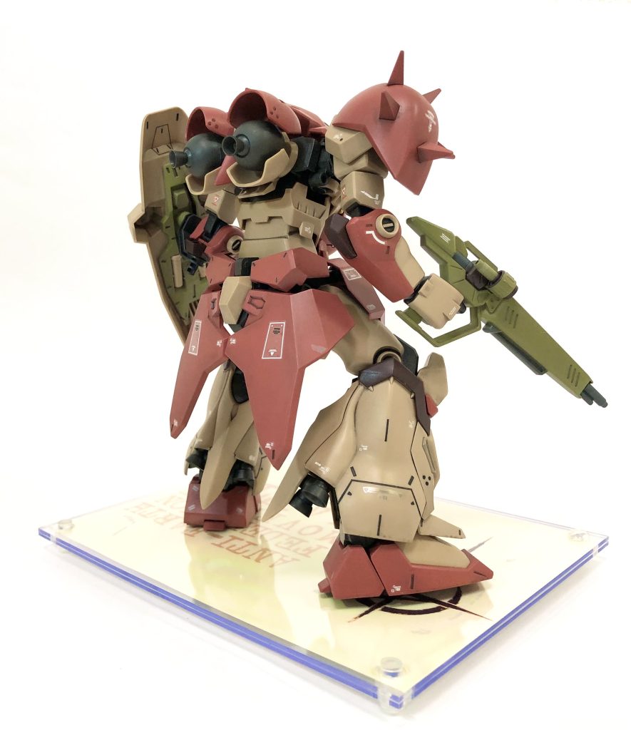 脇下のパーツは外してます。シルエットもそうですが、中のディテール勿体無いアピールです🤗