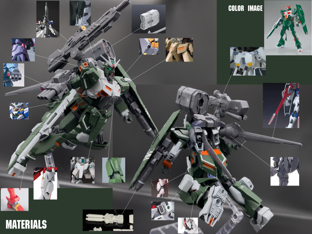 使用パーツ一覧です。