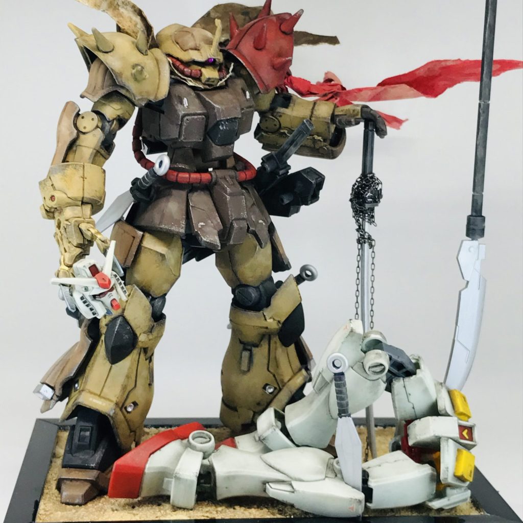 HG イフリートナハト 砂漠仕様 バーサーカータイプ お手軽ジオラマ