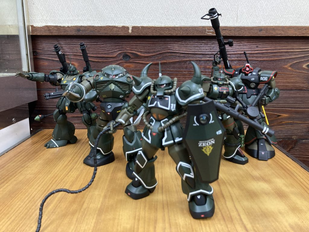 緑のジオンMS隊♪