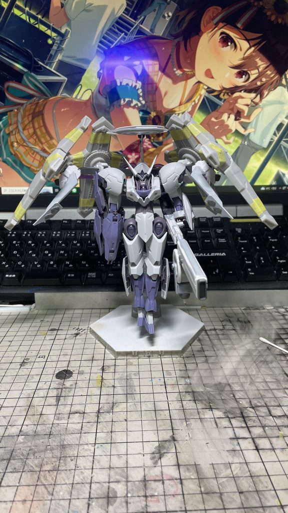 ノンキネティックシールドは3Dプリンター製です。