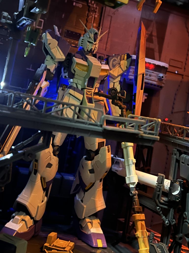 AE & 地球🌏連邦軍EFSF   MS格納庫ジオラマ別ver.–5枚目/制作者：SINANJU